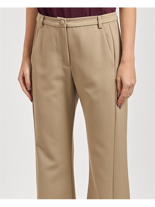 Pantaloni flare donna Patrizia Pepe con spacco PATRIZIA PEPE | 8P0754-A623B833
